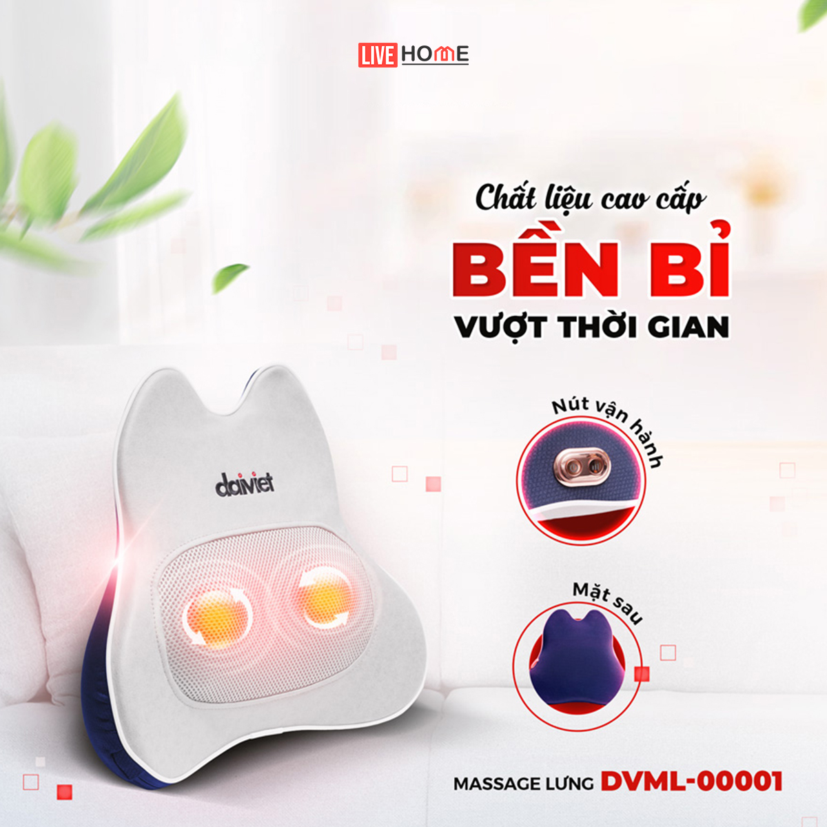 Máy Massage Lưng Đại Việt DVML-00001