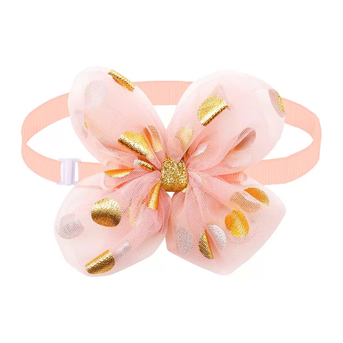 VÒNG CỔ THẮT NƠ DỄ THƯƠNG SANG TRỌNG NƠ REN ĐÍNH SEQUIN SIZE 22-40CM CHO THÚ CƯNG CHÓ MÈO