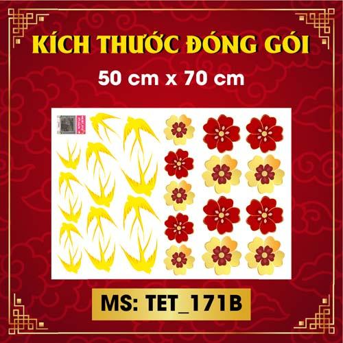 DECAL TRANG TRÍ TẾT NGUYÊN ĐÁN 2022 COMBO SỐ 28