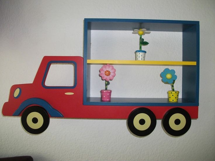 Kệ sách hình xe tải đáng yêu cho bé