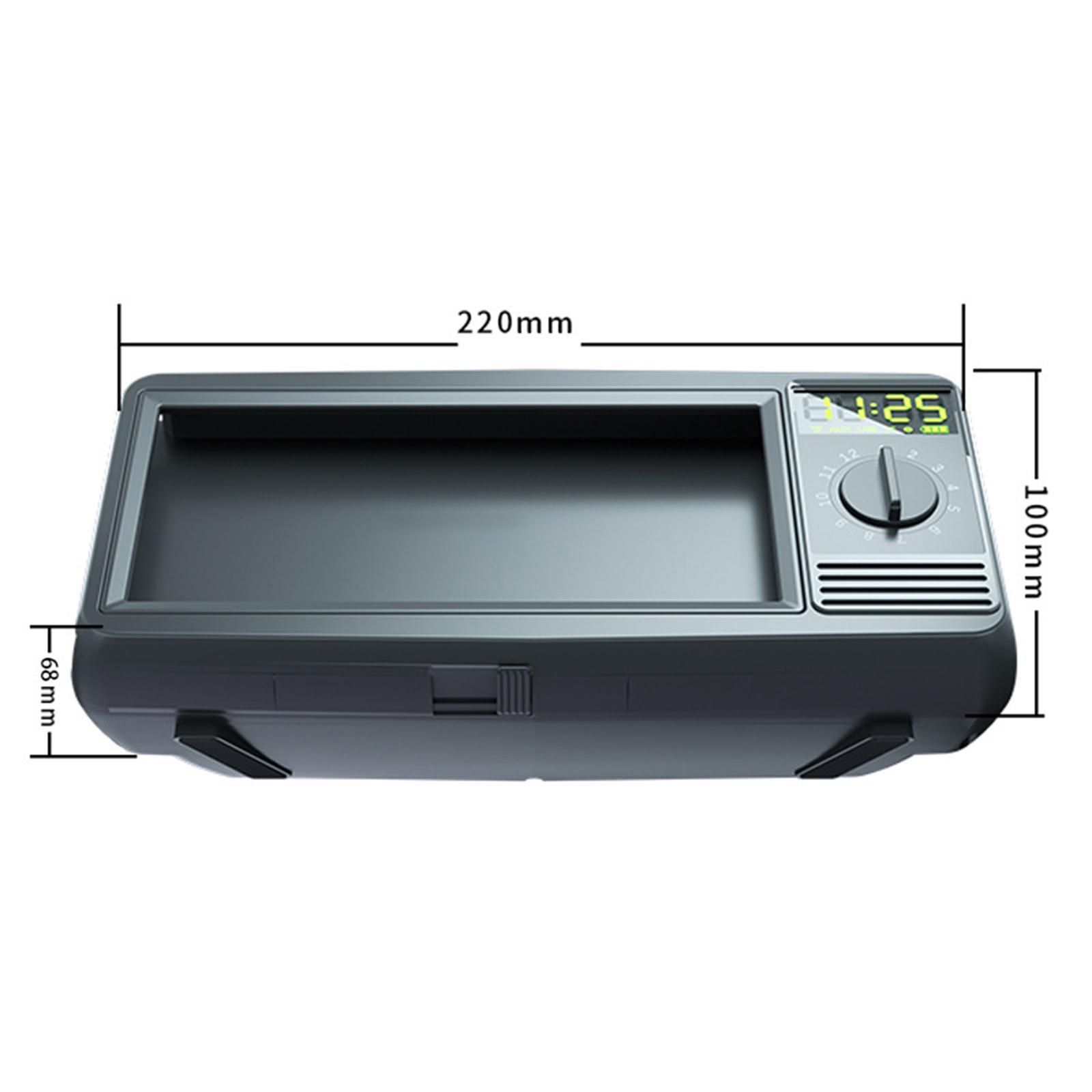 Home Office Desk Alarm Clock Bluetooth Speaker Fast Wireless Charging Charger 220x100x68mm Fits for 4.7 to 6.7 Inches Smartphone Portable