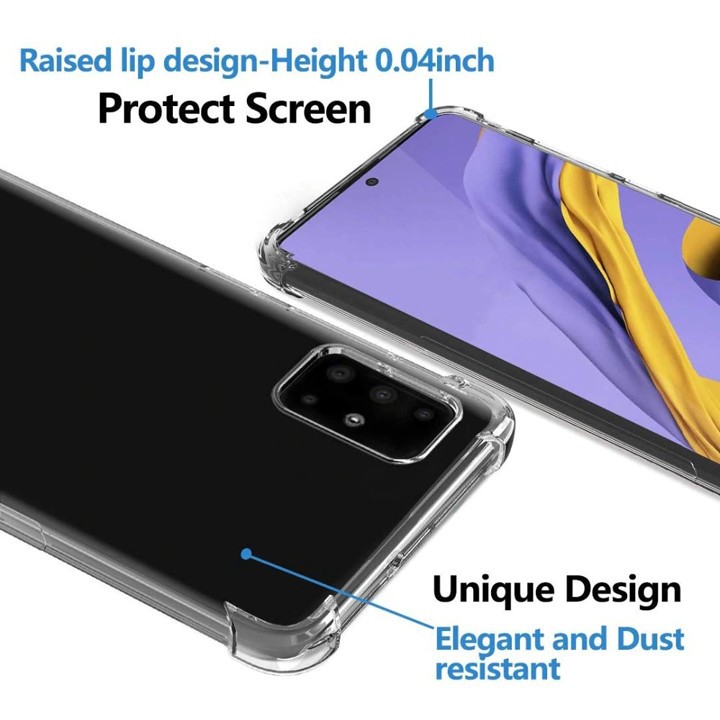 ỐP DẺO TRONG SUỐT CHỐNG SỐC DÀNH CHO SAMSUNG M51