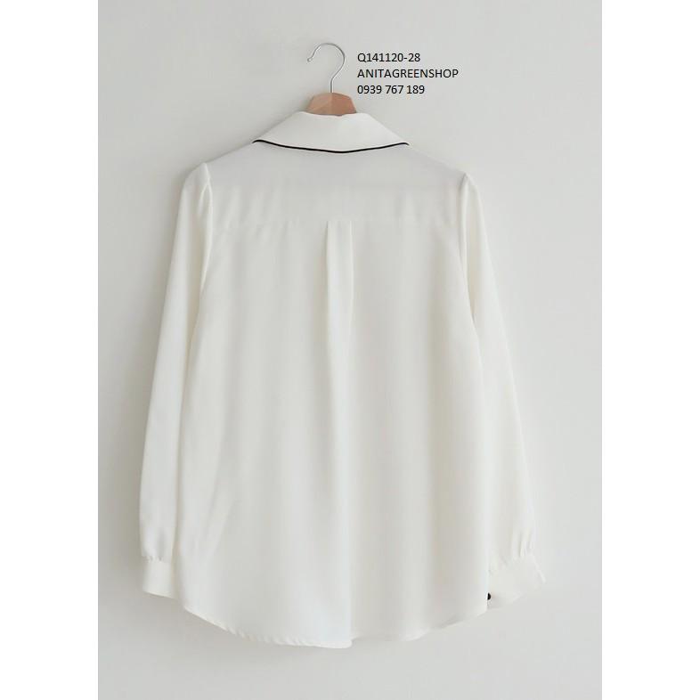 Q141120 ÁO SƠ MI NỮ MÀU TRẮNG