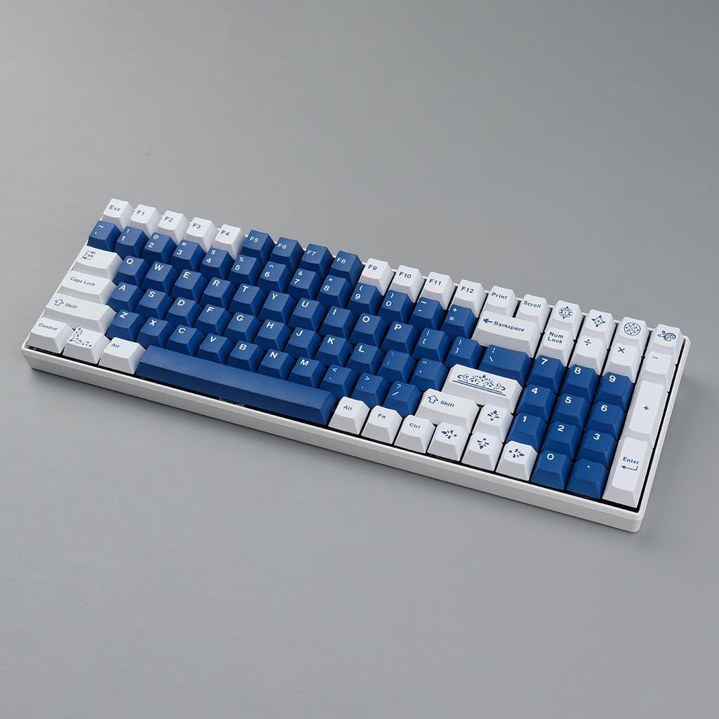 GMK Lazurite keycaps cherry profile Dye Sublimation PBT keycap 129keys