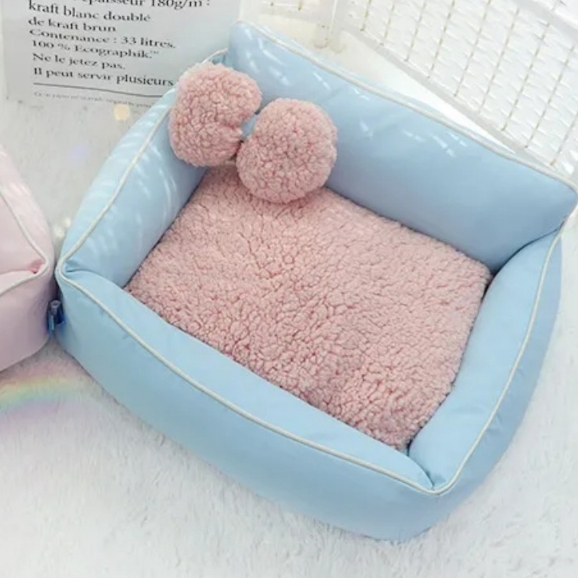 Đệm nằm Chó Mèo, Ổ Chó Mèo tặng kèm gối