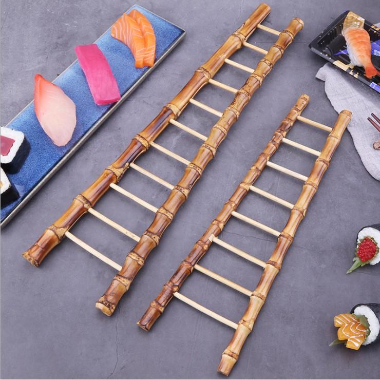 KHO-HN * Mô hình thang tre dùng trang trí bàn sushi, tiểu cảnh, terrarium, ngoại cảnh chụp sản phẩm, DIY