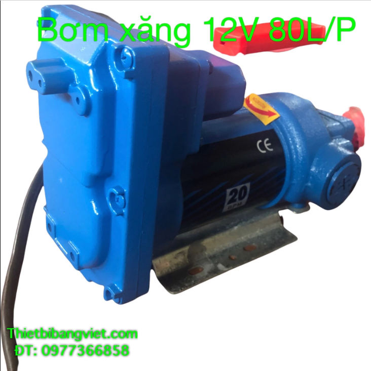 Bơm xăng dầu diesel chống cháy 12V 80L/P CH150