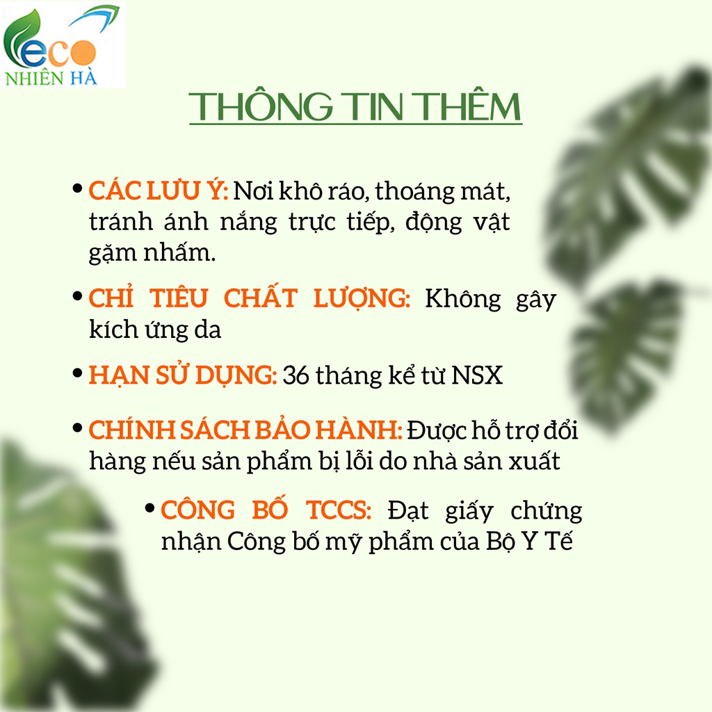 Dầu gội thảo dược dầu xả tóc ECOCARE 300ml PREMIUM kích thích mọc tóc, giảm gàu ngứa gãy rụng