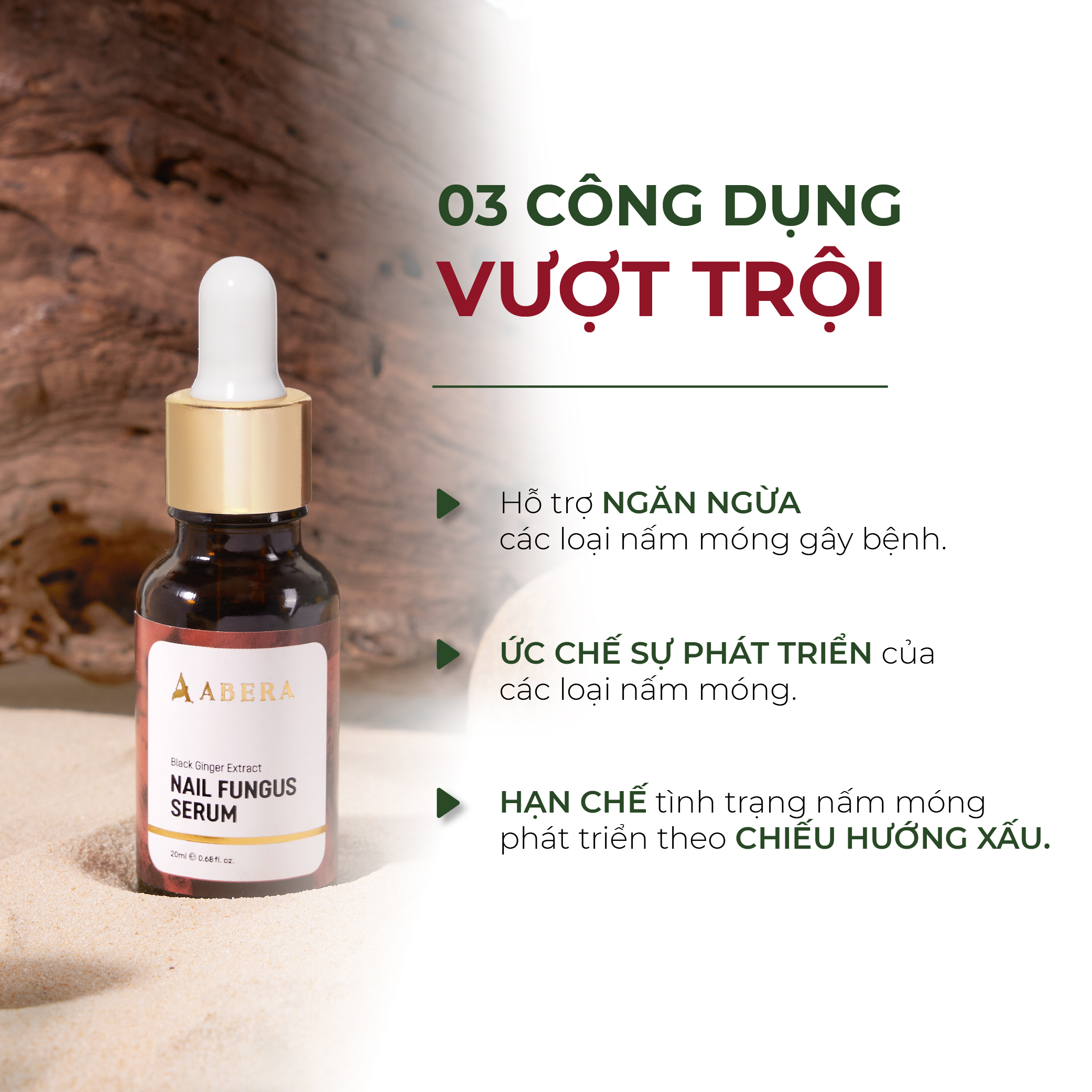 [Combo 2] Serum Nấm Móng ABERA - Đánh Bay Nấm Móng Với Nail Fungus ABERA - Sự Lựa Chọn Thông Minh Và An Toàn