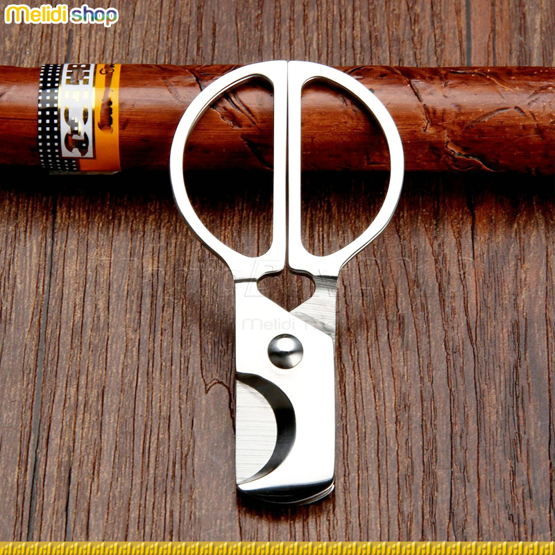 LEGAN OMEK3 - Kéo Cắt Cigar Bằng Thép Siêu Bền, 3 lưỡi bén Cao Cấp, Sử Dụng Tiệc Vang, Sang trọng