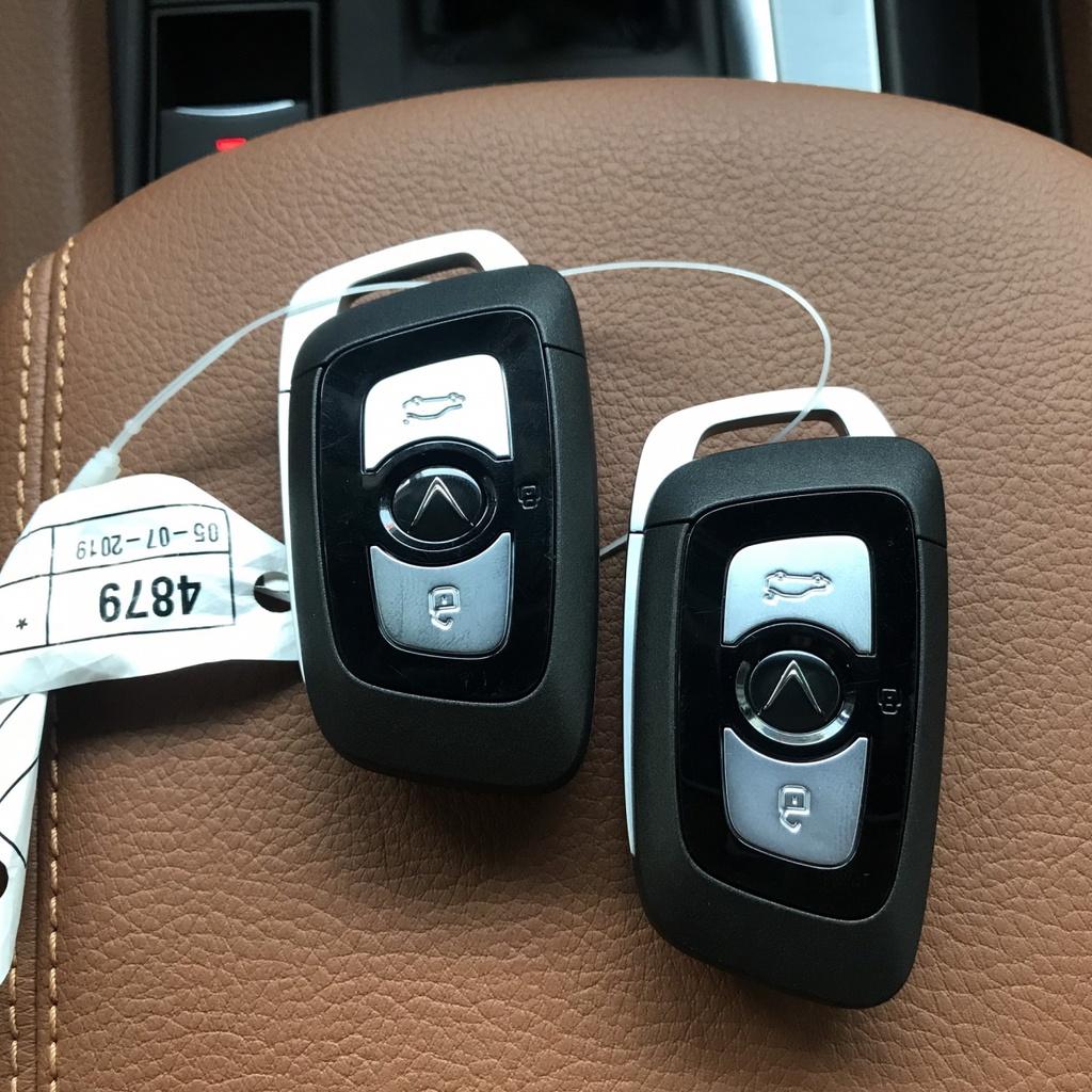 Bao da dành cho Chìa Khoá Ép Phom Vinfast Lux A2.0, SA2.0, Turbo handmade da thật 002e