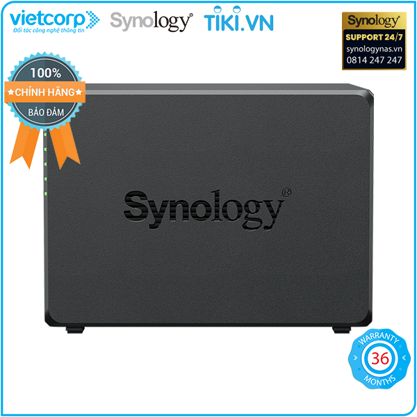 Thiết bị lưu trữ NAS Synology DS423+ (Đen) - Hàng Chính Hãng