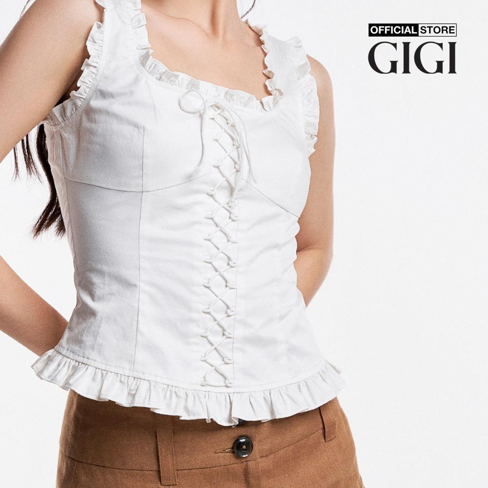 GIGI - Chân váy chữ A mini phối túi hiện đại G3301S231538