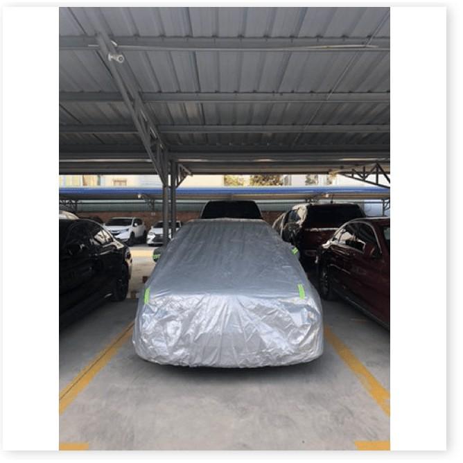Bạt Phủ Ô Tô Áo Trùm Tráng Bạc 3 Lớp Chống Nóng Che Mưa Chống Cháy