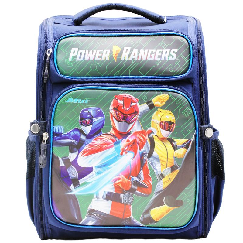 Cặp Chống Gù Học Sinh Nam - Siêu Nhân Power Rangers - Size 36 - Miti C11073_36_SN3_NAV_GRE - Xanh Dương