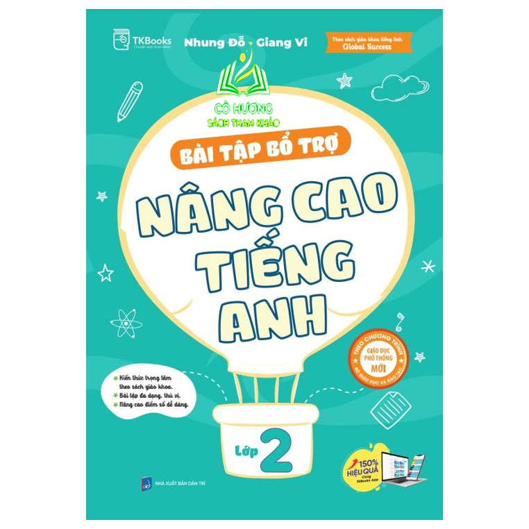Sách - Bài tập bổ trợ nâng cao tiếng Anh lớp 2 - Theo Chương Trình Sách Giáo Khoa - MC