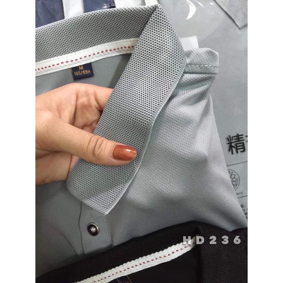 Áo thun thể thao Nam có cổ thoáng khí, chống nhăn, chống mồ hôi đủ màu.