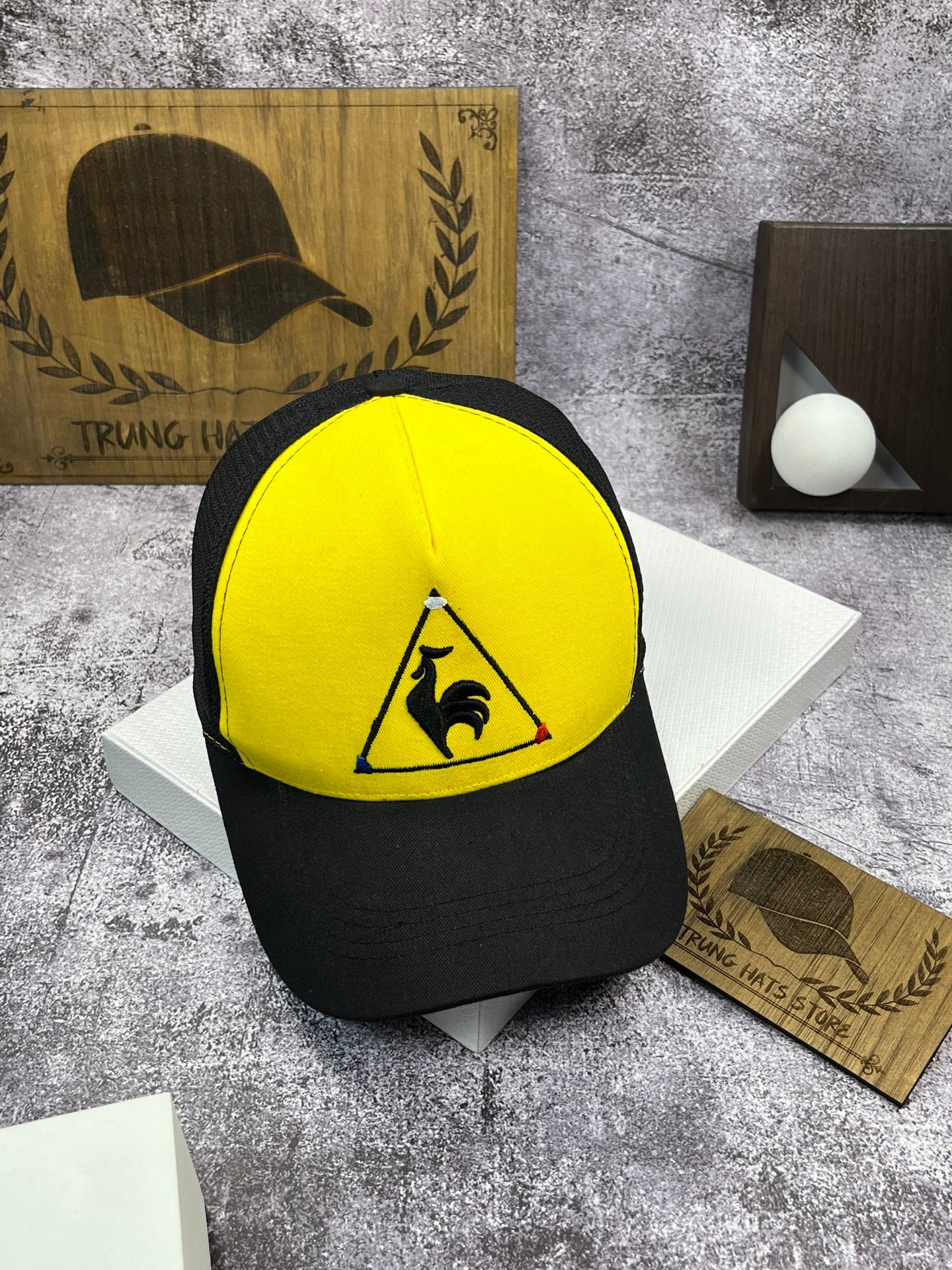 Nón kết, mũ lưỡi trai con gà vải kaki phối lưới thời trang nam nữ cao cấp