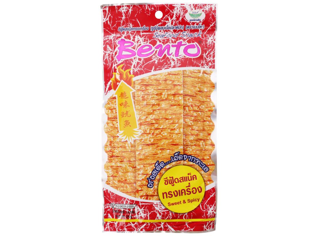 Snack Mực Tẩm Gia Vị Cay Ngọt Bento