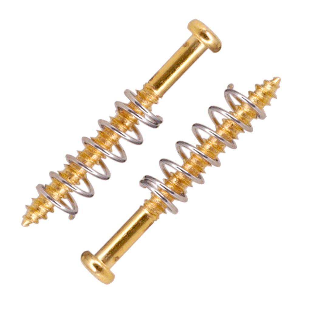 Set of 16 Iron Guitar Bass Pickup Humbucker Ring Mount Screws String Instrument Parts