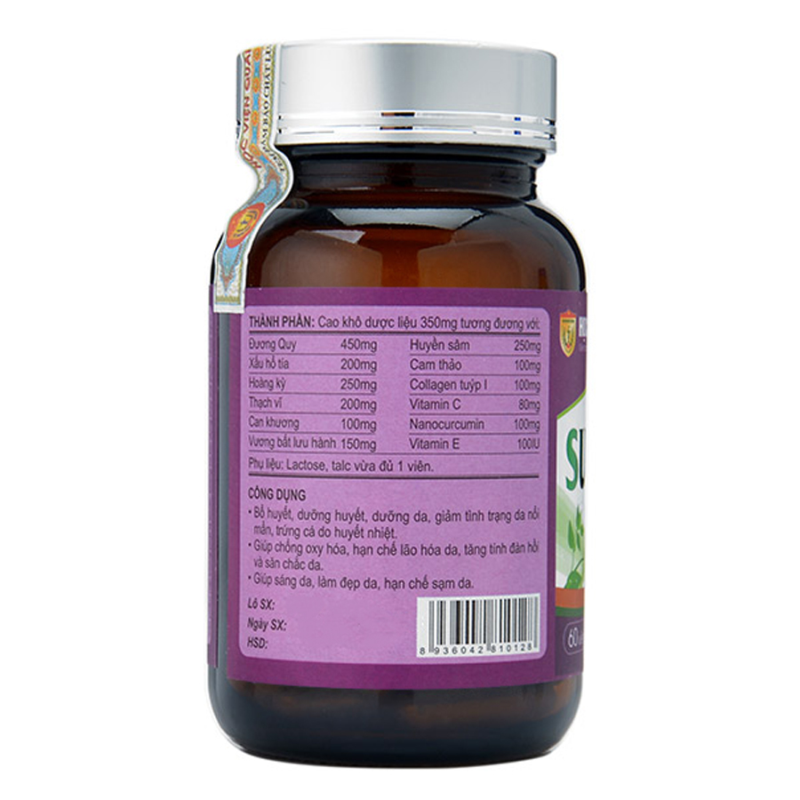 Bộ 3 Hộp Thực Phẩm Chức Năng Viên Nang Sáng Da Sương Mai
