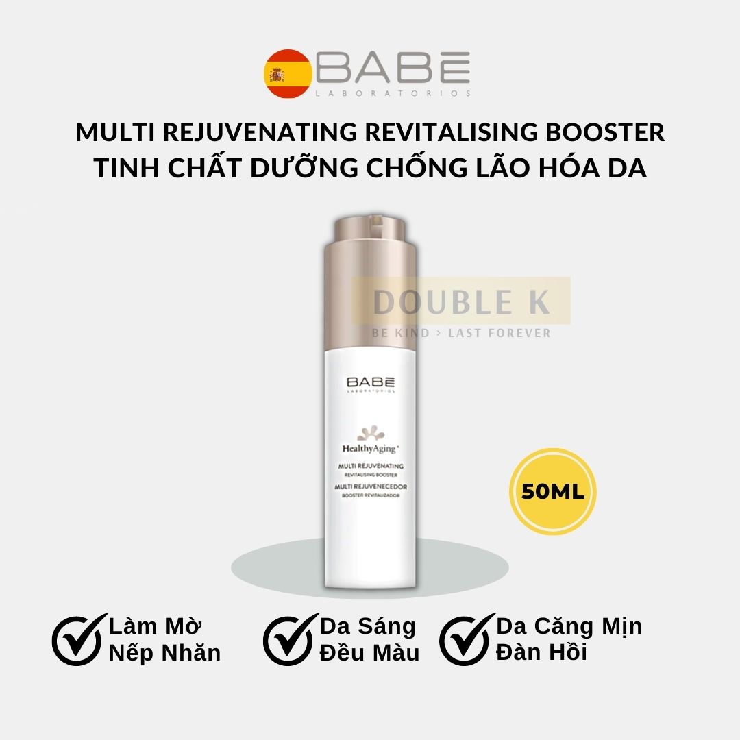 Serum Chống Lão Hóa Da BABE Multi Rejuvenating Revitalising Booster - Double K