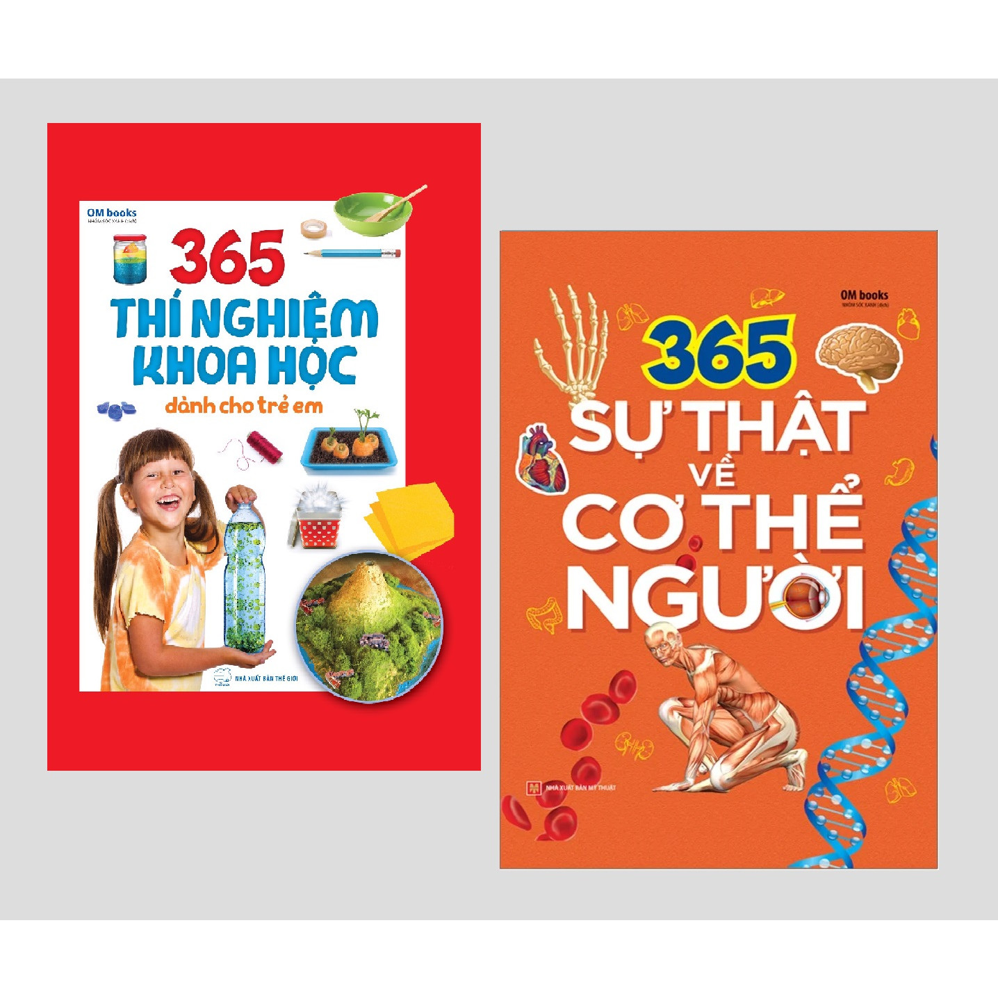 365 Sự Thật Về Cơ Thể Người + 365 Thí Nghiệm Khoa Học Dành Cho Trẻ Em