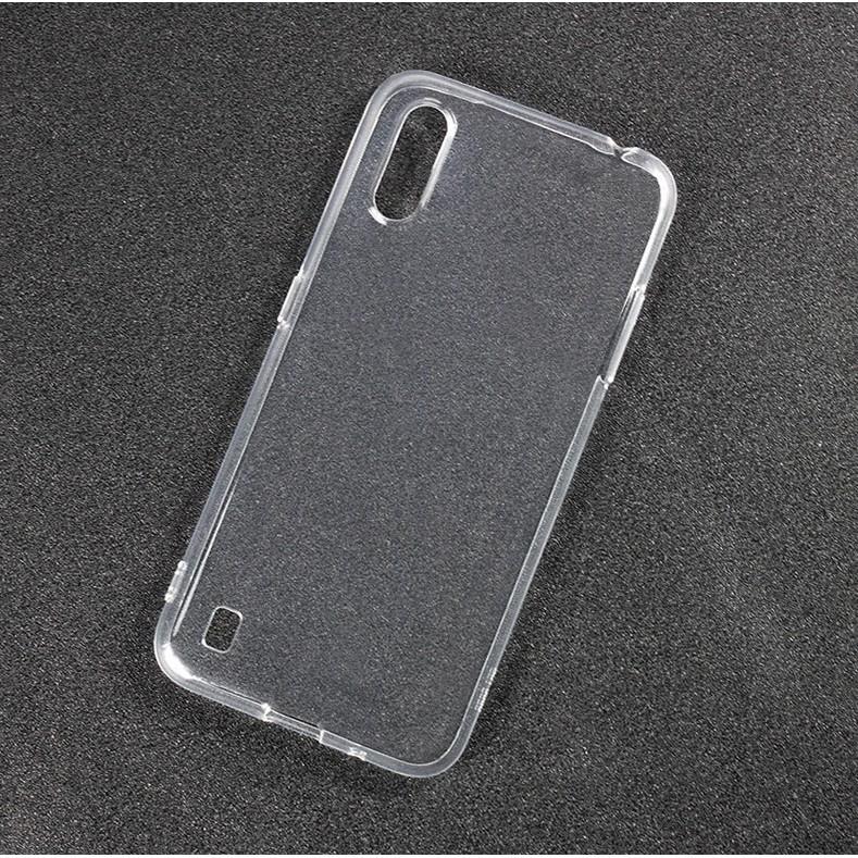 Ốp lưng dành cho Samsung Galaxy A01 Silicone dẻo trong suốt loại A+ siêu mỏng 0,5 mm