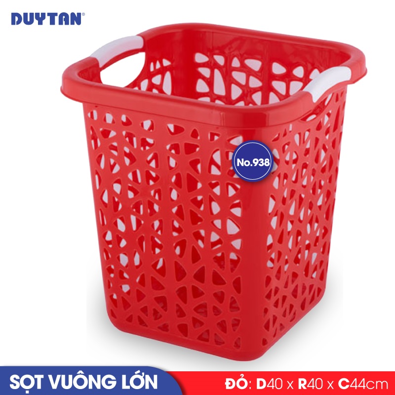 Sọt vuông lớn nhựa Duy Tân  - 11449 - Giao màu ngẫu nhiên - Hàng chính hãng