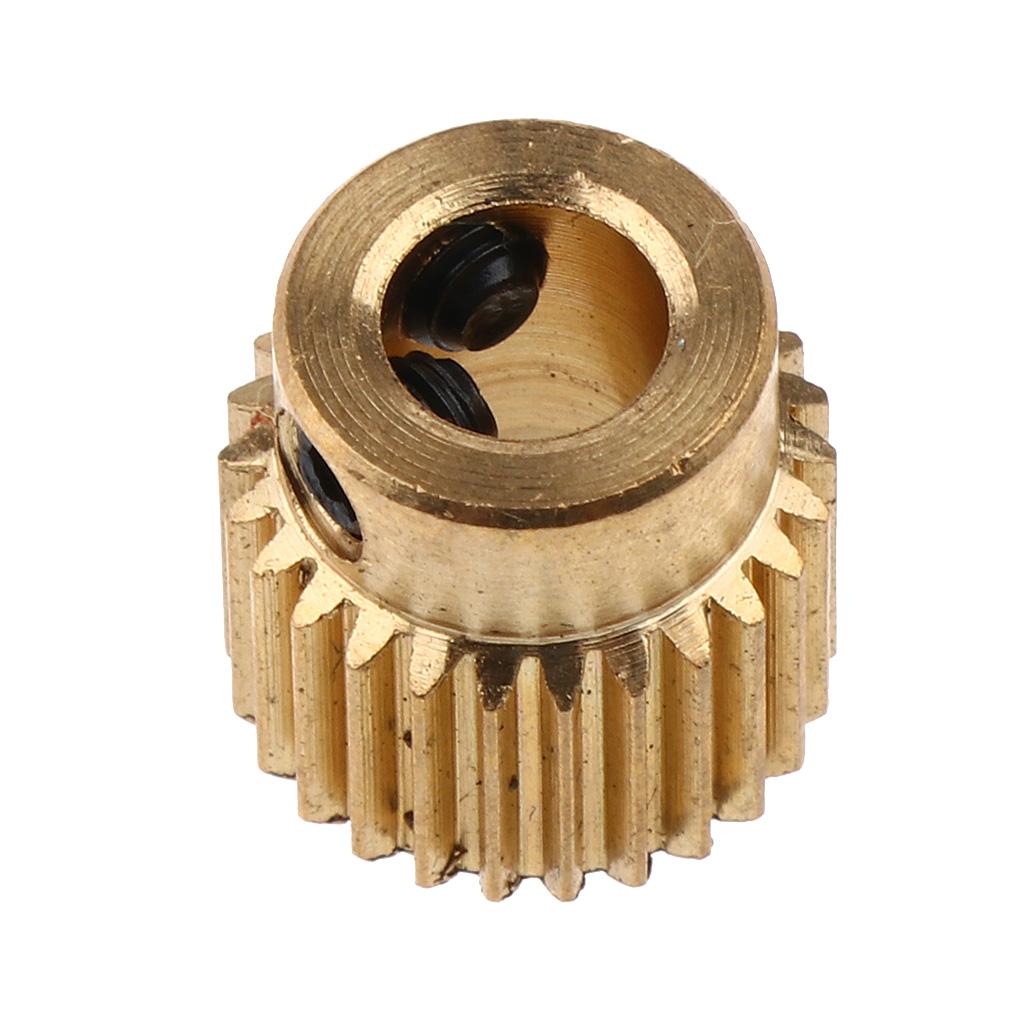 Brass 26 Teeth Extruder Gear With 5mm Bore M3 Hexagon Screw For 3D Printer