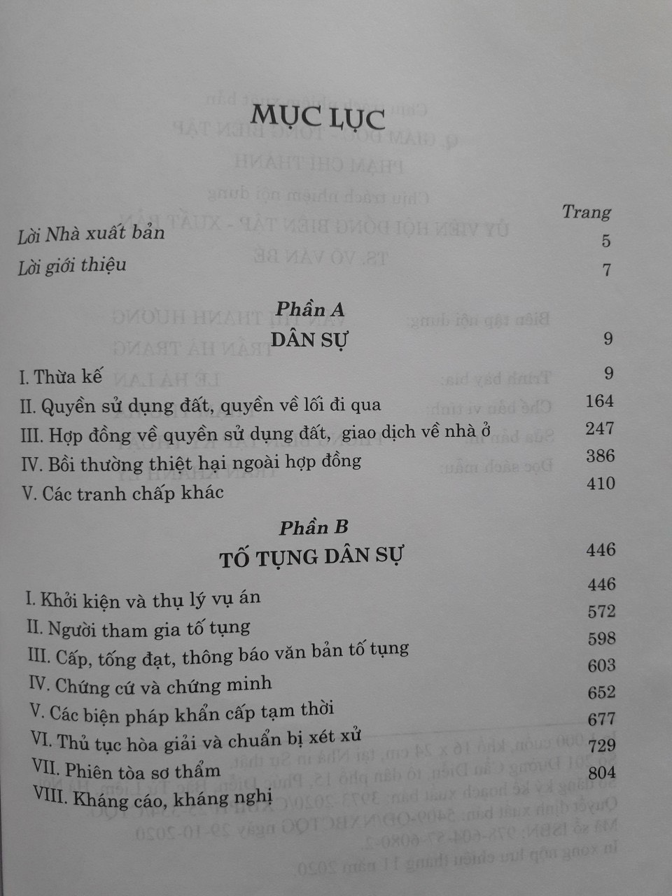 Cẩm Nang Nghiệp Vụ Dành Cho Thẩm Phán, Kiểm Sát Viên, Luật Sư ( Trong lĩnh vực dân sự và tố tụng dân sự)