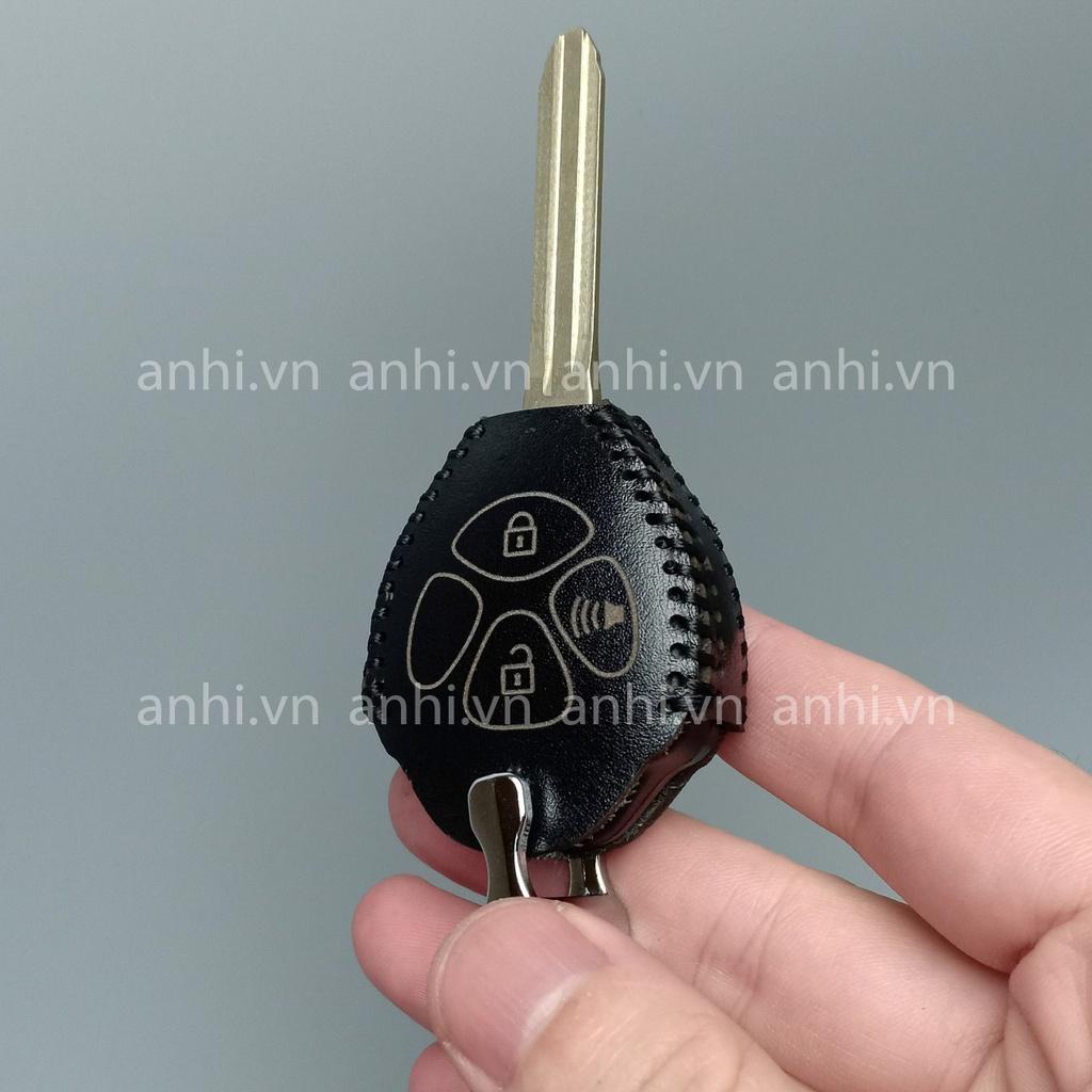 Bao da dành cho chìa khoá Toyota Altis, Fortuner, Innova - Handmade