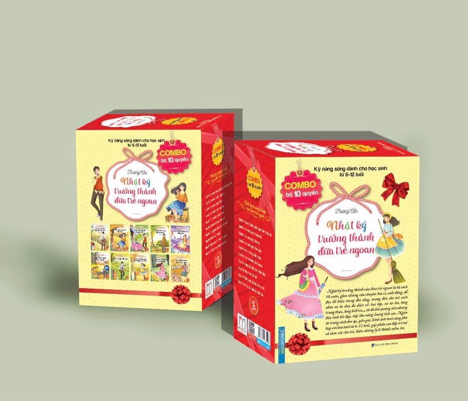 Combo Nhật Ký Trưởng Thành Của Đứa Trẻ Ngoan Tặng kèm bút và sổ tay
