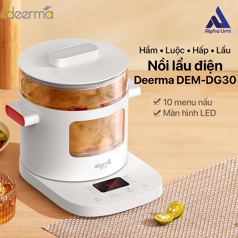 Nồi Lẩu Điện Đa Năng Deerma DG30 - Hàng Nhập Khẩu