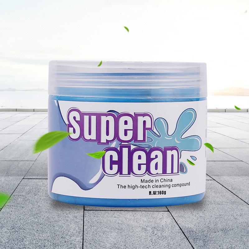 Gel Slime hộp 200g làm sạch bụi bẩn ô tô,  Gel vệ sinh bàn phím máy tính, ngóc ngách nhỏ hiệu quả cao