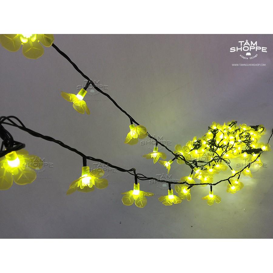 Dây đèn led Hoa mai vàng Số 14 loại 10m