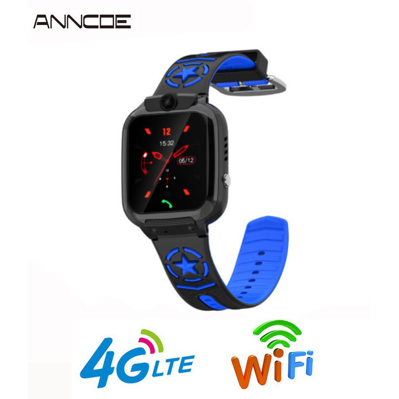 Đồng hồ thông minh trẻ em ANNCOE AS60 Plus Pin khỏe 730 mAh định vị wifi- Hàng Chính Hãng