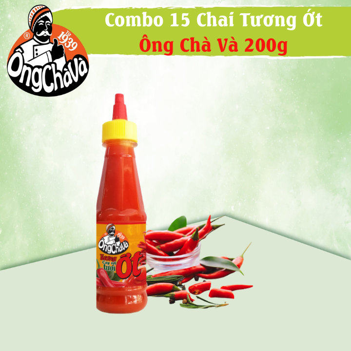 Combo 15 Chai Tương Ớt Ông Chà Và 200g