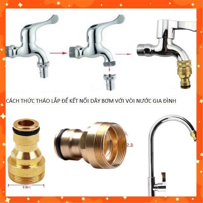 Bộ dây vòi xịt nước rửa xe, tưới cây . tăng áp 3 lần, loại 20m 206319 cút sập, + tặng đai