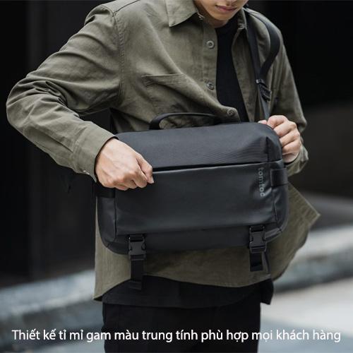 TÚI ĐEO VAI TOMTOC (USA) URBAN CODURA SLING BAG TRAVEL &amp; WORK 13.3-14.2″ chống nước với độ bền cao - HÀNG CHÍNH HÃNG