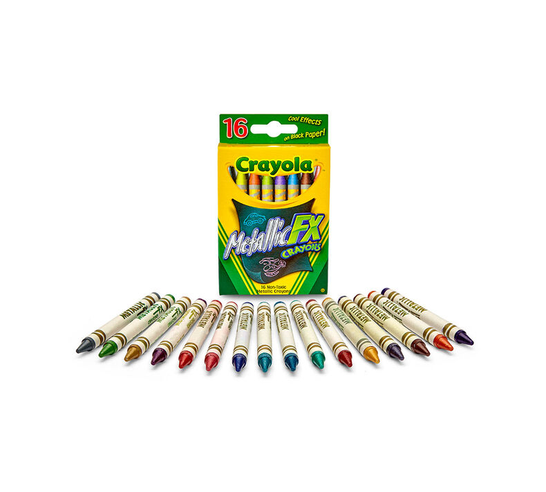 HỘP 16 BÚT SÁP ÁNH KIM Crayola