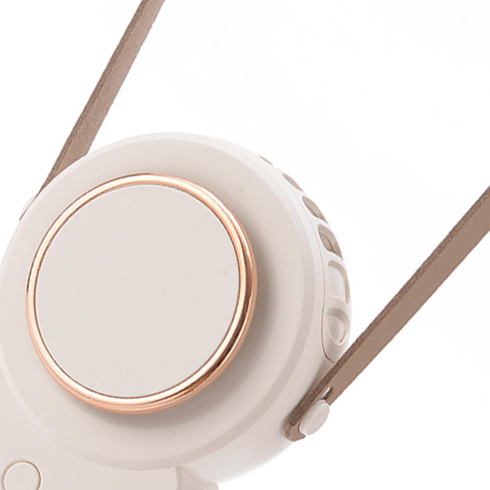 USB Rechargeable Neck Fan Portable Wearable Mini Personal Fan 5V 2.5W