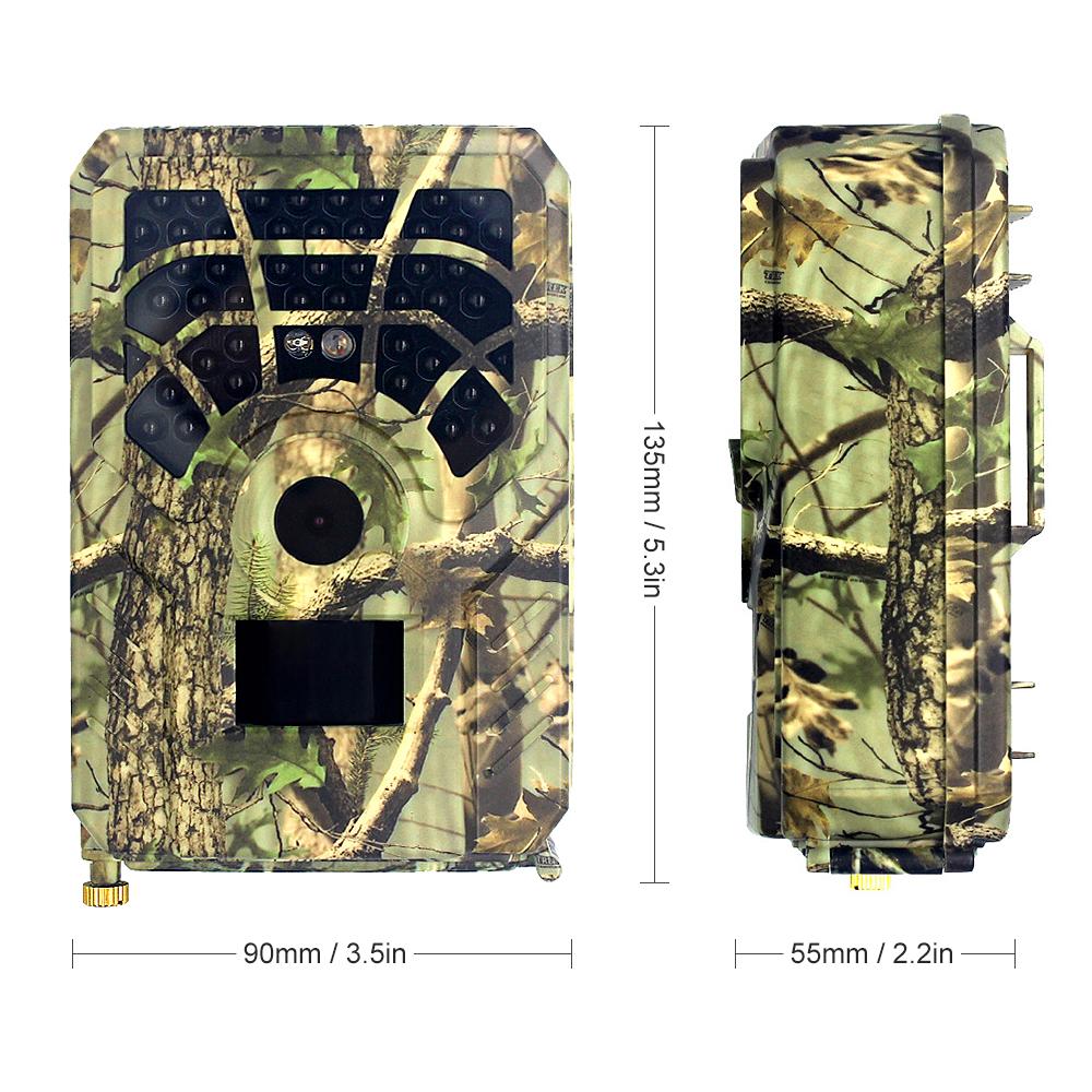 5MP 480P Trail and Game Camera Motion Activated Hunting Camera Outdoor Wildlife Scouting Camera Night Vision Waterproof