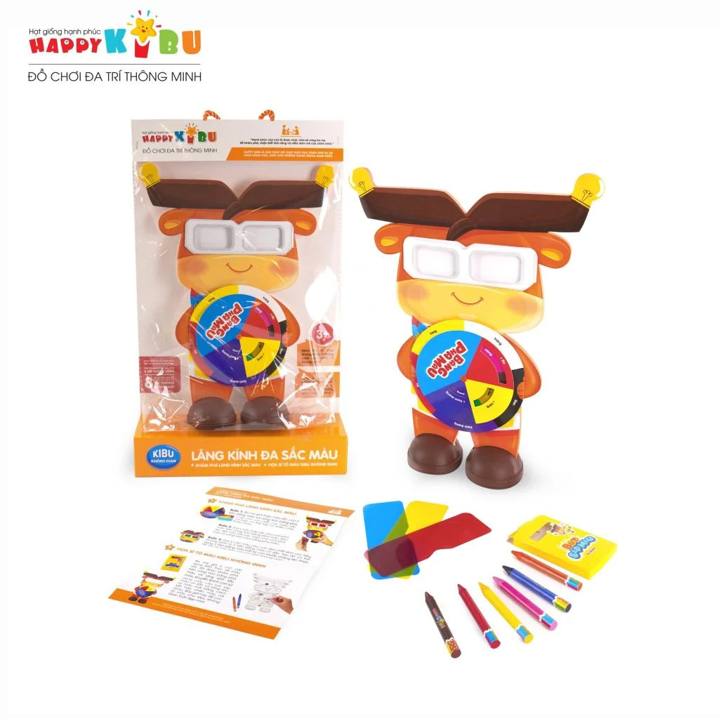 Đồ Chơi HAPPY KIBU Kibu Không Gian Lăng Kính Đa Sắc Màu KB00923-001