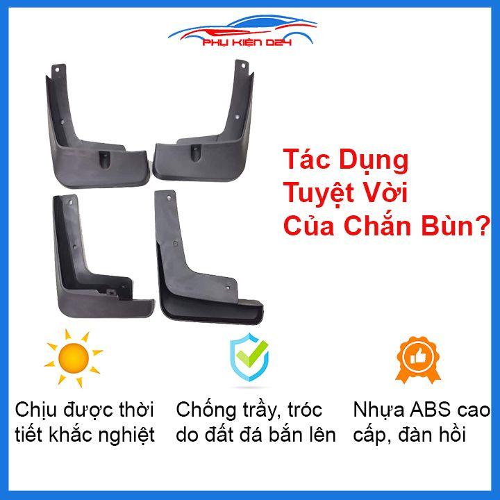 Bộ 4 chắn bùn chuẩn cho xe Soluto 2019-2020-2021 (kèm bộ ốc)