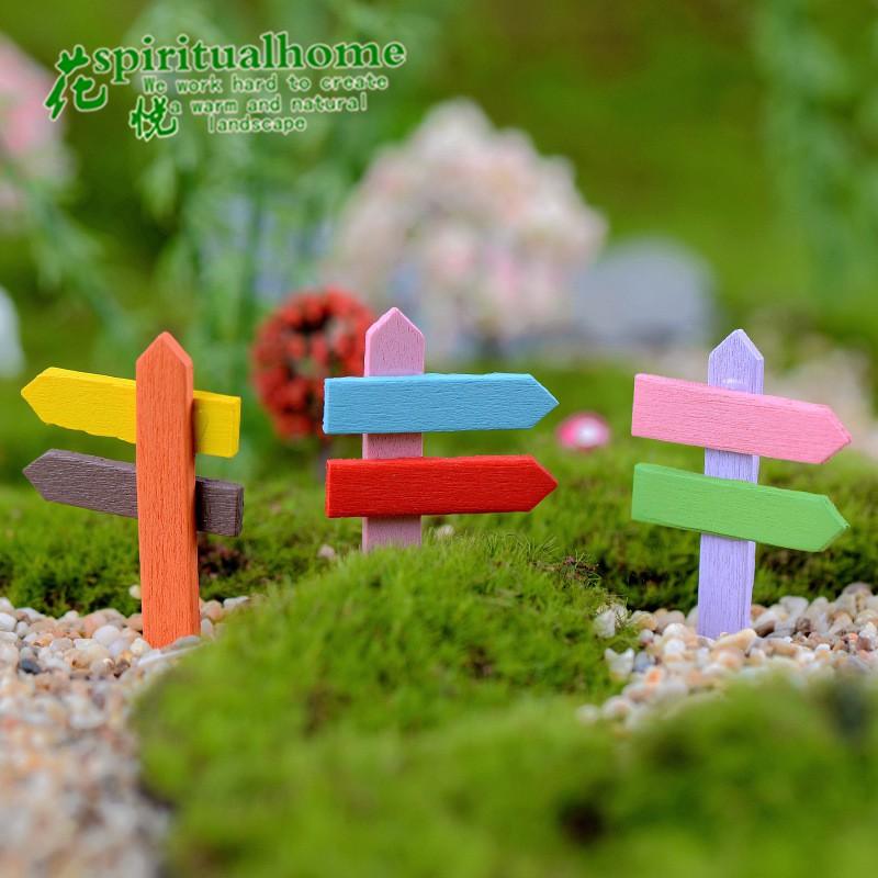 Phụ kiện Biển chỉ đường nhiều màu, trang trí tiểu cảnh, DIY, decor, handmade