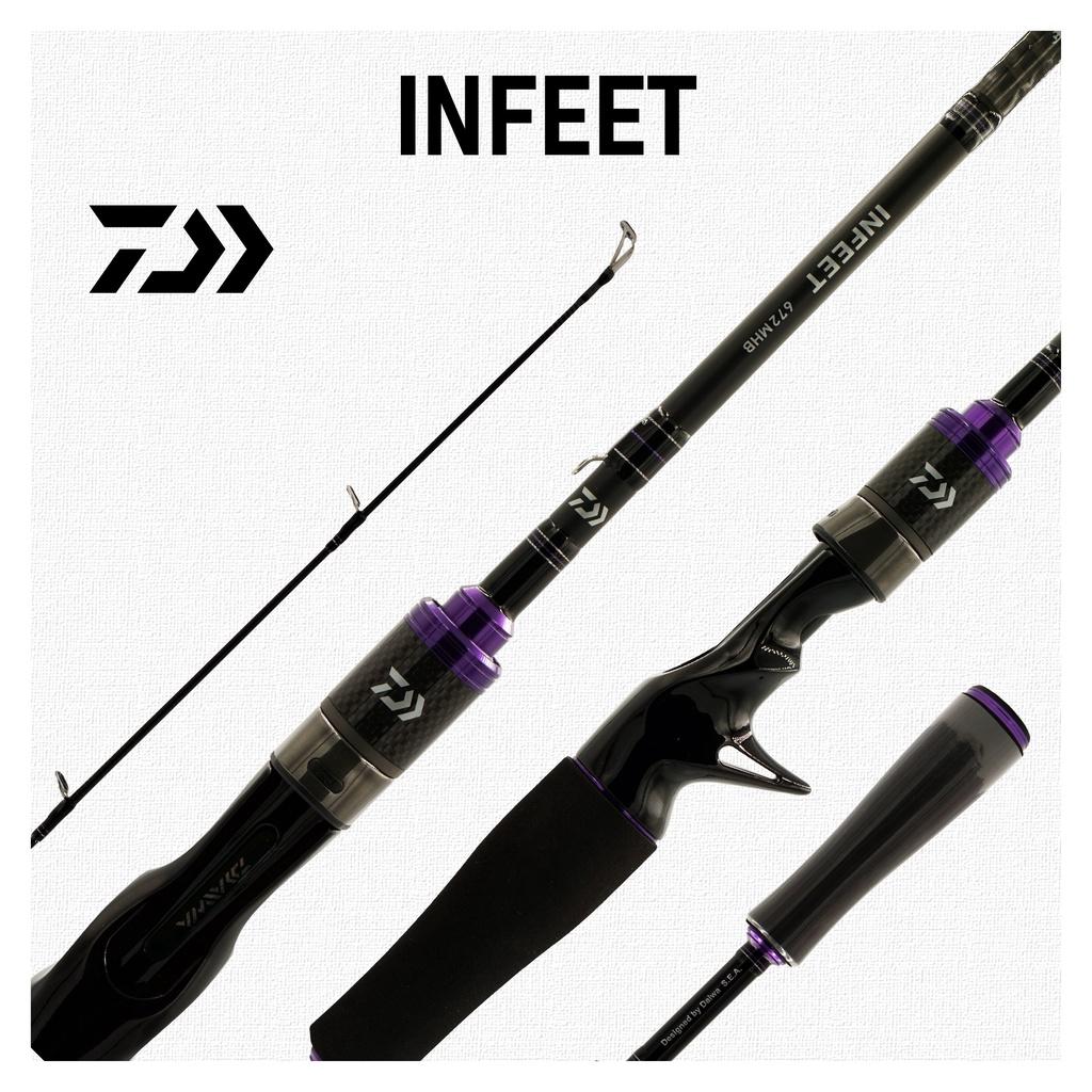 CẦN CÂU LURE MÁY NGANG DAIWA INFEET 602MHB / 672MHB