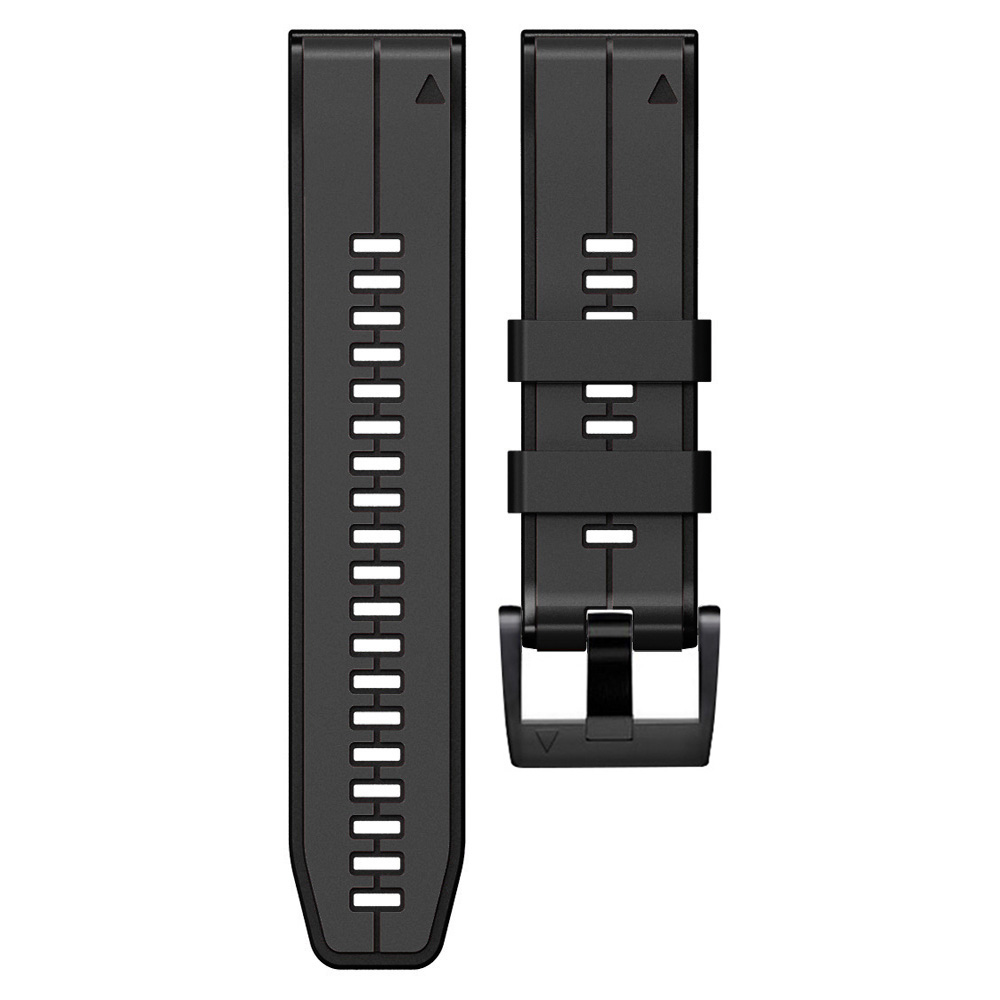 Dây Cao Su Hai Màu cho Garmin Epix Pro 47mm/Fenix 8/7/6/5/935/945 (22mm) &amp; Garmin Epix Pro 51mm/Fenix 8X/7X/6X/5X (26mm) - Hàng Chính Hãng