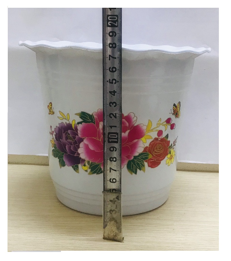 2 Chậu Nhựa Trồng Hoa,Cây Cảnh Hình Tròn BB 260x230 CN