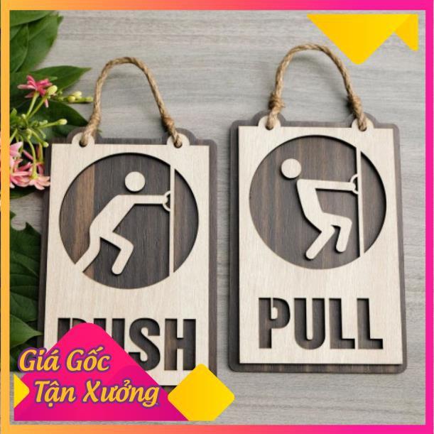 Bảng Gỗ Trang Trí Decor - Mẫu Kéo Vào, Đẩy Ra - Bảng Gỗ